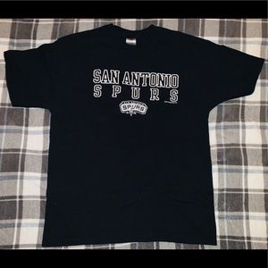San Antonio Spurs Black Short Sleeve shirt